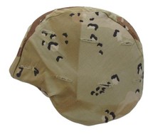 GENUINE USGI DESERT STORM CHOCOLATE CHIP COOKIE DOUGH PASGT HELMET COVER MED/LRG picture