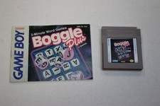 Boggle Plus (Nintendo Game Boy, 1992) Authentic Tested Game Cartridge picture
