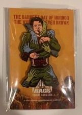 Fright Rags Day Of The Dead Sliding Enamel Pin OOP RARE Horror Zombies Brand New picture