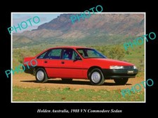LARGE HISTORIC PHOTO OF GM HOLDEN 1986 VN HOLDEN COMMODORE SEDAN PRESS PHOTO 1 picture