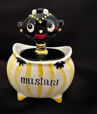 Vintage Del Coronado NASCO rare mustard pixieware condiment container Japan picture