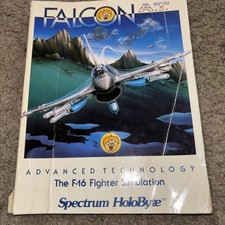 1988 Falcon A.T. F-16 Simulation PC Vintage (manual only) Holobyte picture