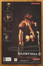 2003 Silent Hill 3 Playstation 2 PS2 Vintage Print Ad/Poster Video Game Art 00s picture
