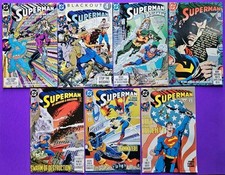 Lot Of 7 SUPERMAN #61 62 63 64 67 68 69 Comic Books NEW UNREAD NM 9.4 DC 1991-92 picture