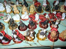 Tiny Ones angel devil mini dog ornaments Poodle Welsh Corgi Westie picture