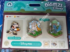 Disney Parks Pin 2026 Digitize Disney Animal Kingdom Goofy 3 Pin Set LE 3000 picture