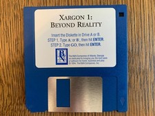 XARGON 1: BEYOND REALITY GAME PC MS-DOS COMPUTER 3.5