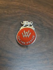 WW2 British Volunteer 'War Worker For The Armed Forces' Numbered Lapel Badge picture