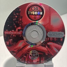 Rare Vintage Disc Only Oil Tycoon PC CD-ROM Game Windows Computer Video Game picture