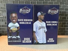 San Antonio Missions David Robinson  Manu Ginobili Bobblehead 2026 Sga New picture