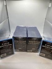 BCW 3X4 Toploaders 35pt Point for Standard Cards 200 Toploaders and Sleeves picture
