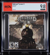 Railroad Tycoon 3 - PC, Jewel Case, 2003 - PSA Graded 9.8 A++ picture