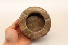 Vintage Natural Fossil Ashtray Fossilferous Limestone Ashtray Decoration  picture