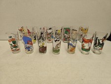 Vintage 1976 Pepsi Warner Bros Looney Toon Interactive Glass Set Of 15 picture
