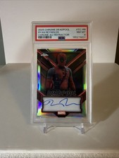 2025 TOPPS Chrome DEADPOOL auto Ryan Reynolds AUTO Refractor NM-MT 8 Pop 2 picture