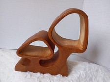 Larry Lee Farley Hand Crafted Redwood Sculptural Bandsaw Box MCM picture