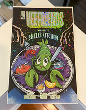 VeeFriends Comic Issue #18 Shells Kitchen Shimmer /299 Variant + cover B 🫡🔥 picture