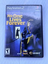 The Operative: No One Lives Forever - (PS2, 2002) Game & Case NO Manual TESTED picture