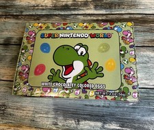 NEW Super Nintendo World Yoshi White Chocolate Colored Eggs 2 oz Box • Sealed picture