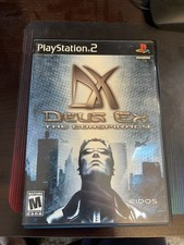 Deus Ex : The Conspiracy PS2 Playstation 2 - Artwork Case and Disc picture