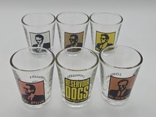 Reservoir Dogs Movie Quentin Tarantino 6 Set Shot Glasses Liquor New READ picture