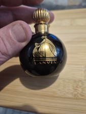 Lanvin Arpeggio Black Ball Complete Perfume Box Vintage Full Rare Collection picture