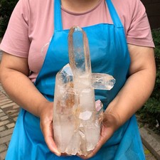 1880g Natural clear quartz cluster quartz crystal mineral specimen healing picture