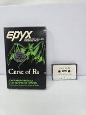 Epyx Curse of Ra Atari 400 800 TRS-80 Cassette Game  Box Temple of Apshai picture