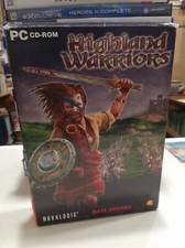 HIGHLAND WARRIORS PC CD-ROM game with box + manual picture