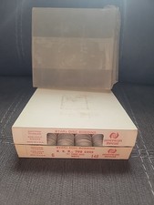 American Thread Co.  72 Cotton Thread 157 Yd. Each.  Vintage White In Box New picture