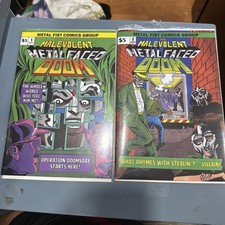 MF DOOM The Malevolent MF Doom #1 & #2 Comic Books Mateo Mendoza DOOMSDAY varian picture