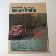 Scholastic News Trails May 8 1975 Vol 30 #13 Vintage Who's in the Zoo Newsletter picture