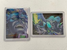 1996 COMIC IMAGES THE BEST OF HILDEBRANDTS ALL-CHROMIUM BLACK HEART RAGE #40 #70 picture