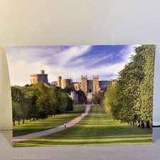 Windsor Castle from the Long Walk Unposted Postcard Queen Elizabeth II 2022 picture
