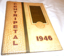 1946 annual Central Catholic High School Toledo Ohio Yearbook Centripetal VTG picture