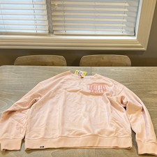 Pokémon Mew Crew Neck Sweatshirt Pink Gotta Catch 'Em All Adult Trainer Large picture