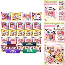 SilTriangle 20 Pcs Bunco Gifts Women Bunco Makeup Bags Let's Roll Game Makeup picture