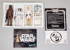 Kenner Star Wars Early Bird 1977 Figure Set Luke Leia Chewbacca R2-D2, No Box picture