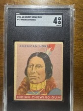 1933-40 Goudey Indian Gum #43 American Horse picture