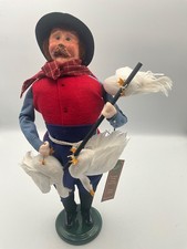 Byers Choice Cries of London 2018 Man Selling Goose / Geese picture
