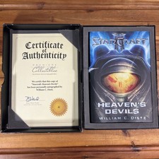 Starcraft 2 Heaven's Devil's by William C. Dietz Collector's Edition signed #165 picture
