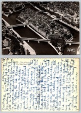 Vintage Paris Île Saint-Louis Aerial View RPPC Postcard - GReff Photography picture