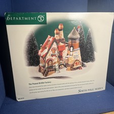 Vintage 1999 DEPT 56 NORTH POLE SERIES The Peanut Brittle Factory #56.56701 picture