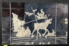 LG Russian Optical Crystal 3D Laser Etched Santa Clause Sculpture Box 5”X3.5” picture
