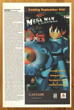1998 Mega Man Legends Playstation 1 PS1 Print Ad/Poster Official Game Promo Art picture