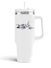 Northrop F-5E Tiger II Stainless Steel Quencher Tumbler  40oz. picture