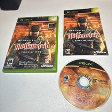 Return To Castle WOLFENSTEIN (Microsoft Xbox, 2003) Complete CIB picture