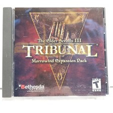 The Elder Scrolls III Tribunal Marrowind Expansion Pack PC 2002 Disc & Case picture