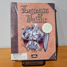 Legends of Valour IBM PC 1992 SSI CIB Big Box D&D Map 4-Disks 3.5