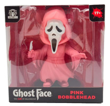 PINK SCREAM GHOST FACE Bobblehead Pink Scream Horror Action Figure NEW IN BOX picture